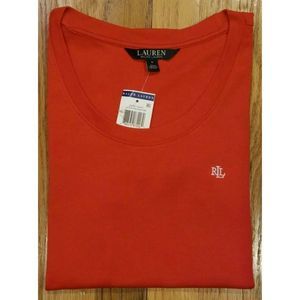 Lauren Ralph Lauren Womens LRL Logo Crewneck Shirt